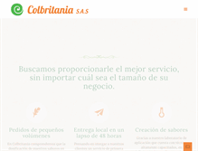 Tablet Screenshot of colbritania.com